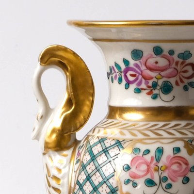 Hand-Painted Porcelain Vase from Samson, 1920s-IXK-1327865