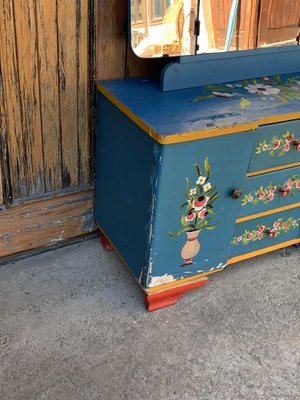 Hand Painted Wooden Dressing Table, 1940s-OXJ-1309287