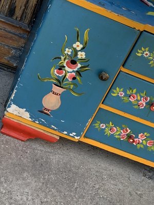 Hand Painted Wooden Dressing Table, 1940s-OXJ-1309287