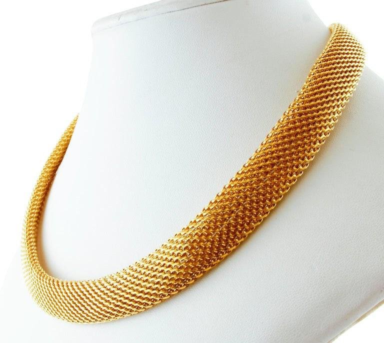 Handcrafted 18 Karat Yellow Gold Necklace