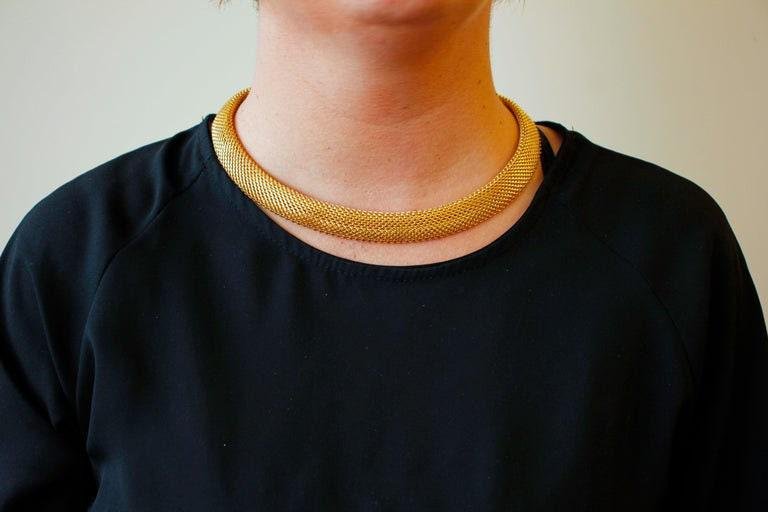 Handcrafted 18 Karat Yellow Gold Necklace