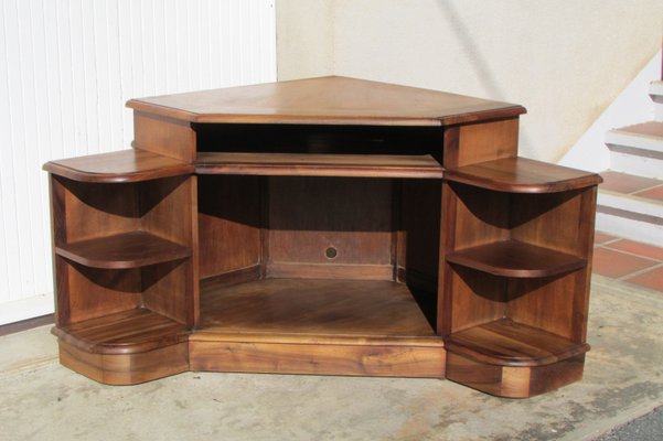 Handcrafted Corner Sideboard in Walnut, 1980s-RDN-2021651