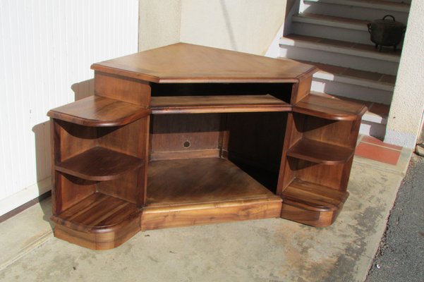 Handcrafted Corner Sideboard in Walnut, 1980s-RDN-2021651