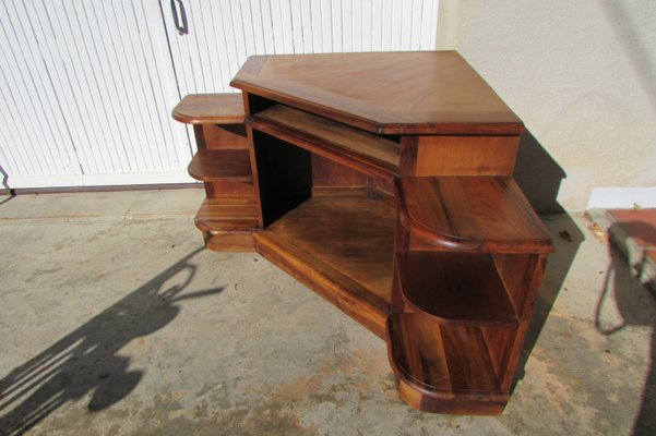 Handcrafted Corner Sideboard in Walnut, 1980s-RDN-2021651