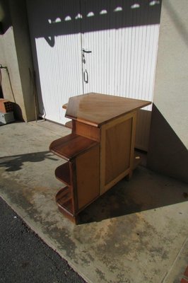 Handcrafted Corner Sideboard in Walnut, 1980s-RDN-2021651