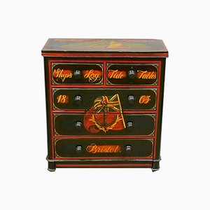 Handmade and Handpainted Chest of Drawers, 1950s-QFD-974803