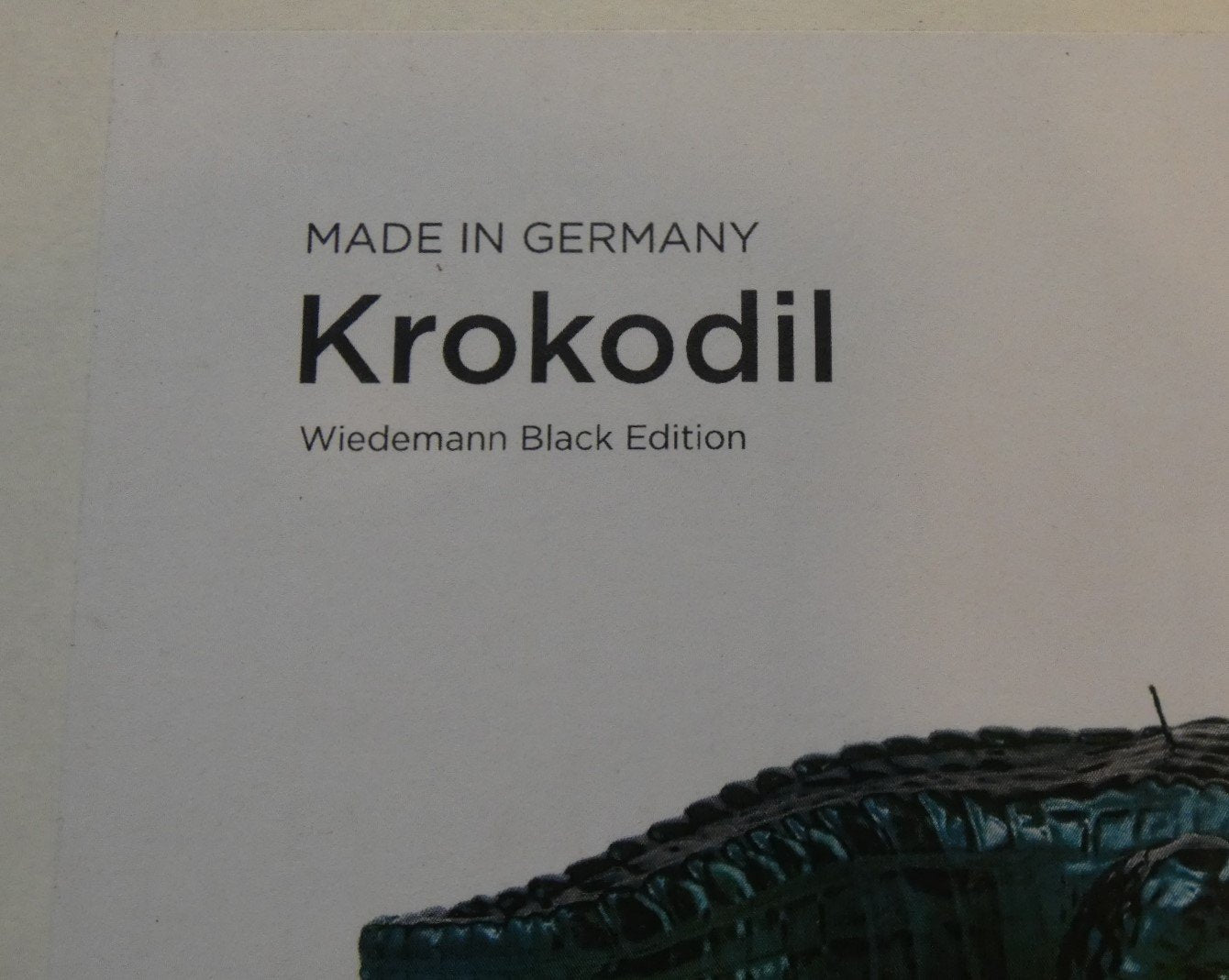 Handmade Black Edition Big Krokodil Candle by Wiedemann 1861, Germany, 1990s