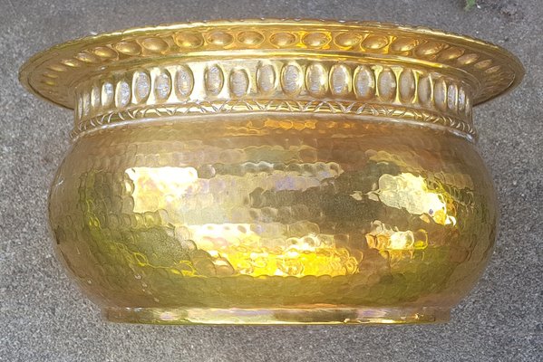 Handmade Brass Bowl by Egidio Casagrande, 1950s-QDP-1421459