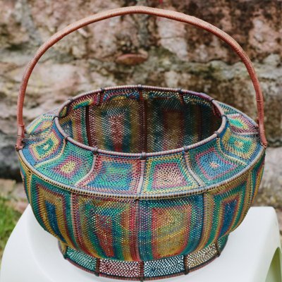 Handmade Colorful Wire Basket-EXJ-1334925