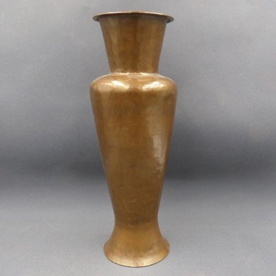 Handmade Copper Flower Vase, 1930s-WK-1066909