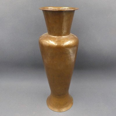 Handmade Copper Flower Vase, 1930s-WK-1066909