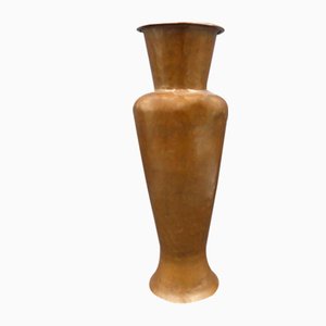 Handmade Copper Flower Vase, 1930s-WK-1066909