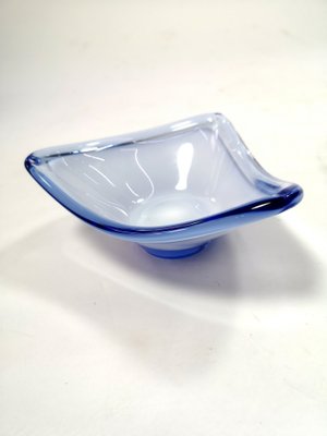 Handmade Coquille Glass Vide-Poche from Flygsfors, Sweden, 1958-UWE-998126