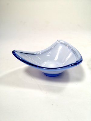 Handmade Coquille Glass Vide-Poche from Flygsfors, Sweden, 1958-UWE-998126