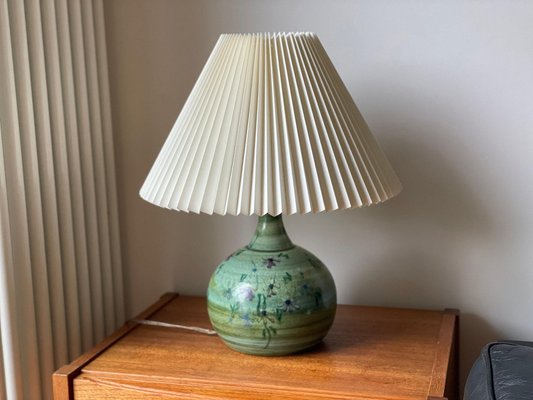 Handmade Danish Ceramic Table Lamp, 1960s-WSA-981297