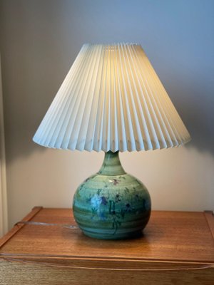 Handmade Danish Ceramic Table Lamp, 1960s-WSA-981297