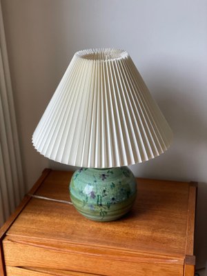 Handmade Danish Ceramic Table Lamp, 1960s-WSA-981297