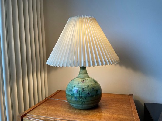 Handmade Danish Ceramic Table Lamp, 1960s-WSA-981297