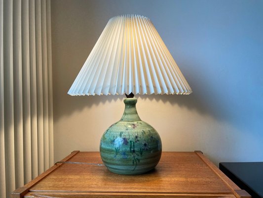 Handmade Danish Ceramic Table Lamp, 1960s-WSA-981297