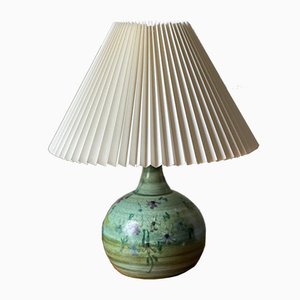 Handmade Danish Ceramic Table Lamp, 1960s-WSA-981297