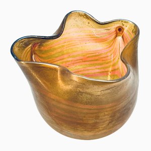 Handmade Glass Bowl by Helmut W. Hundstorfer, Austria, 1980s-GLD-1726456