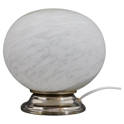 Handmade Glass Globe Table Lamp, Italy, 1970s-TZ-2018673