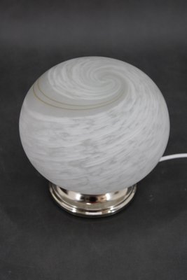 Handmade Glass Globe Table Lamp, Italy, 1970s-TZ-2018673