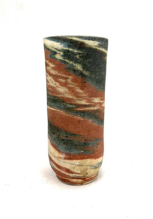 Handmade Hungarian Ceramic Vase by Eva Bod, 1970s