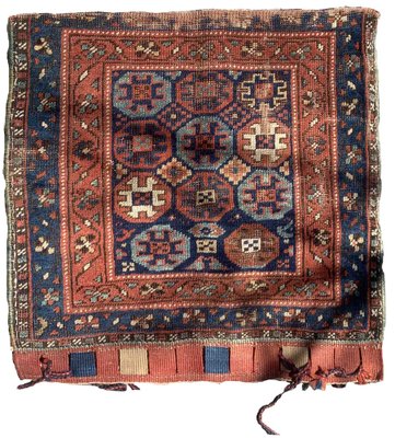 Handmade Kurdish Rug, 1880s-JZV-1367149