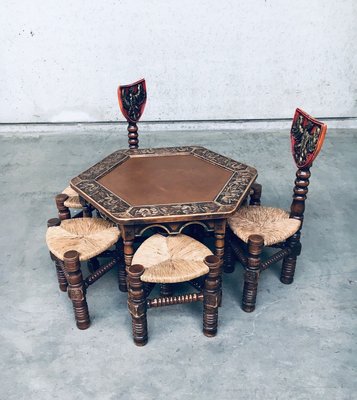 Handmade Medieval Knight Coffee or Side Table, 1960s-RQV-932833