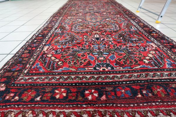 Handmade Middle Eastern Style Sarouk Runner, 1930s-JZV-1752414