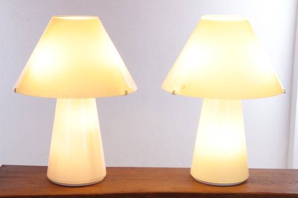 Handmade Murano Table Lamps by Gianni Seguso, 1970s, Set of 2-EZZ-1050227