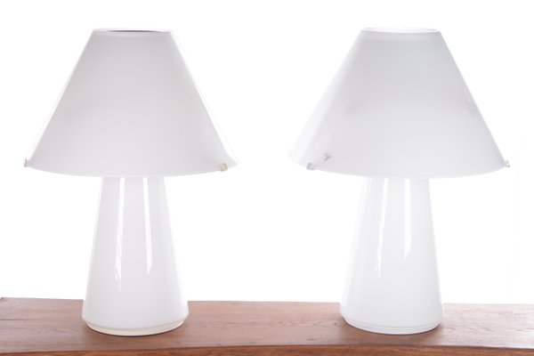 Handmade Murano Table Lamps by Gianni Seguso, 1970s, Set of 2-EZZ-1050227