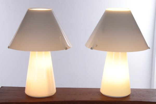 Handmade Murano Table Lamps by Gianni Seguso, 1970s, Set of 2-EZZ-1050227