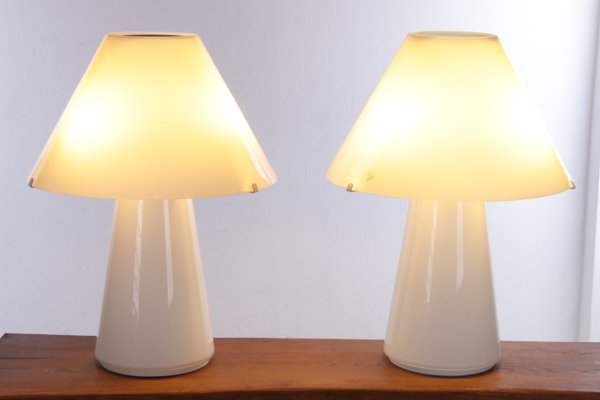 Handmade Murano Table Lamps by Gianni Seguso, 1970s, Set of 2-EZZ-1050227