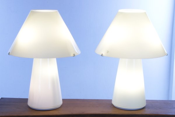 Handmade Murano Table Lamps by Gianni Seguso, 1970s, Set of 2-EZZ-1050227