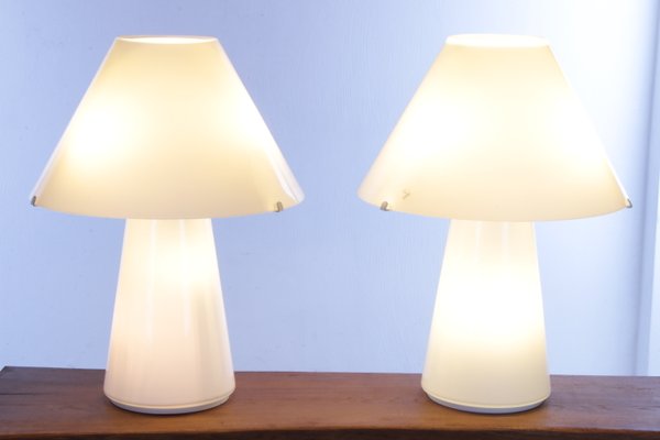 Handmade Murano Table Lamps by Gianni Seguso, 1970s, Set of 2-EZZ-1050227