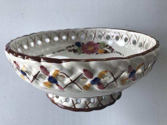 Handmade Portuguese Ceramic Bowl, 1950s-WQQ-1332291