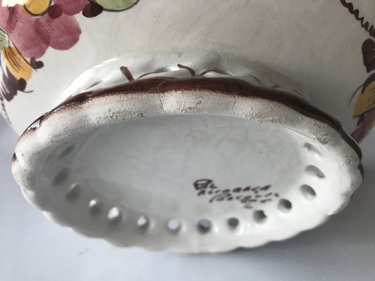 Handmade Portuguese Ceramic Bowl, 1950s-WQQ-1332291