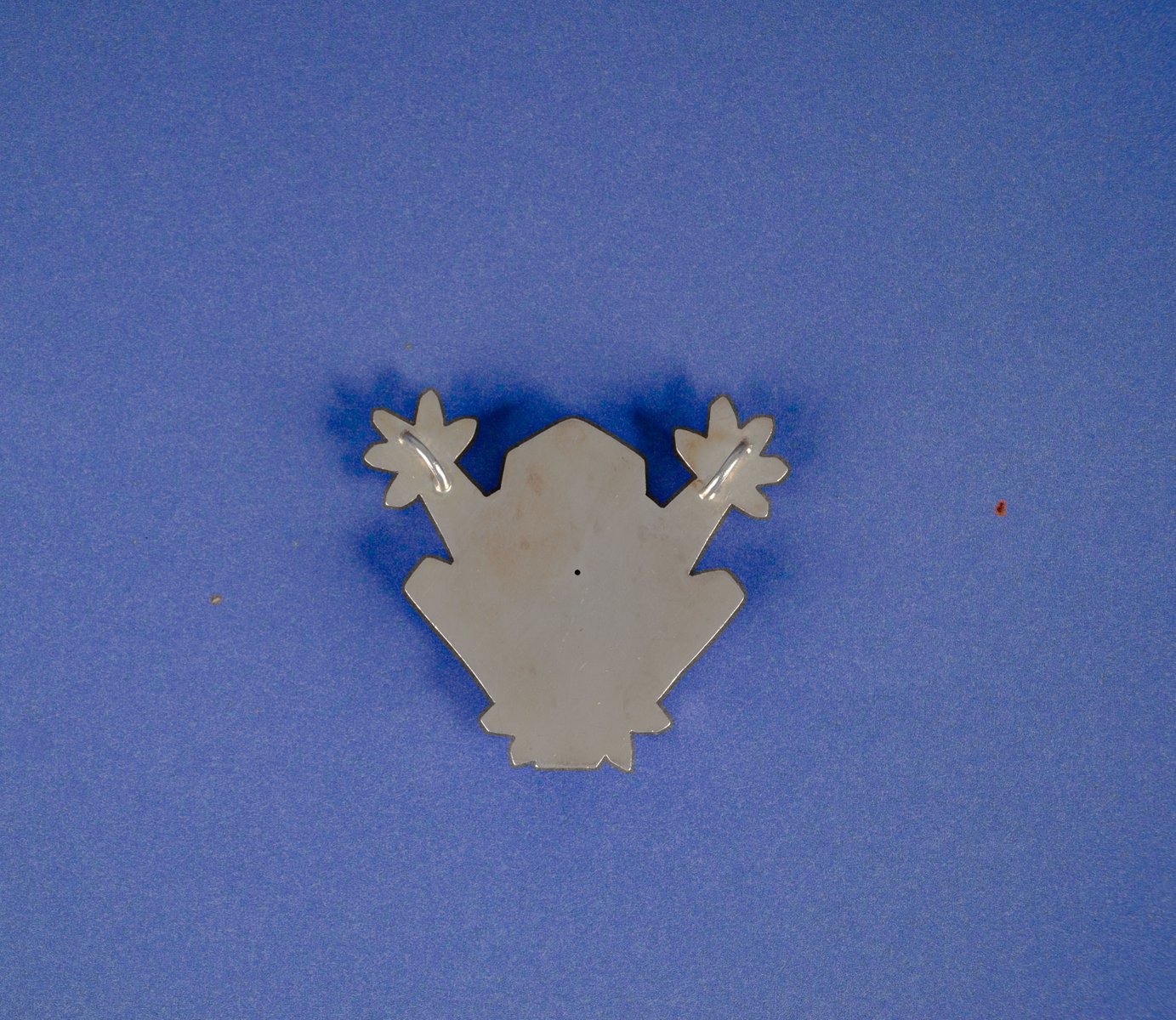 Handmade Silver Frog Brooch