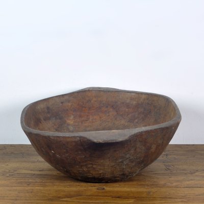 Handmade Wooden Dough Bowl, 1900s-IW-1822777