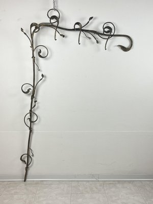 Handmade Wrought Iron Hanger, Italy, 1990s-YST-1704742