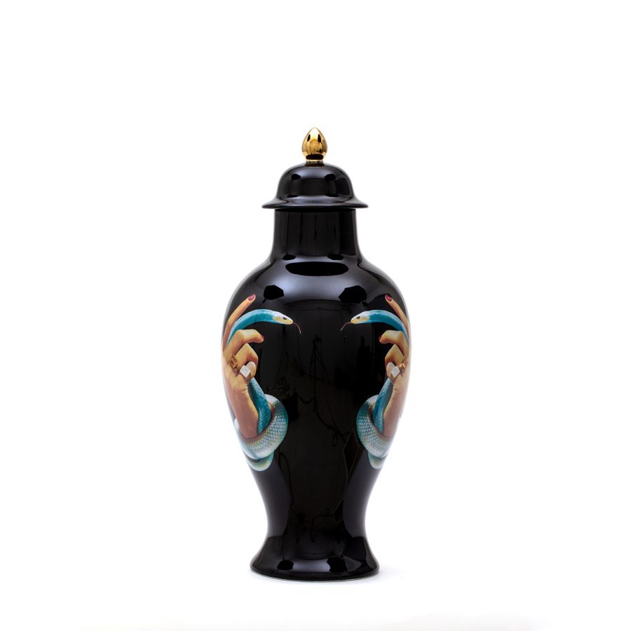 Vase Hands with Snakes by Seletti