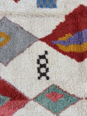 Handwoven Colorful Geometric Wool Rug-QJU-2033265