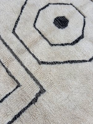 Handwoven Geometric Wool Rug-QJU-2033240