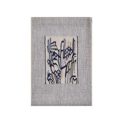 Handwoven Wall Tapestry with Abstract Graphic Expression by Mette Birckner-HPQ-1362071