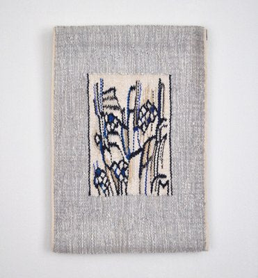 Handwoven Wall Tapestry with Abstract Graphic Expression by Mette Birckner-HPQ-1362071