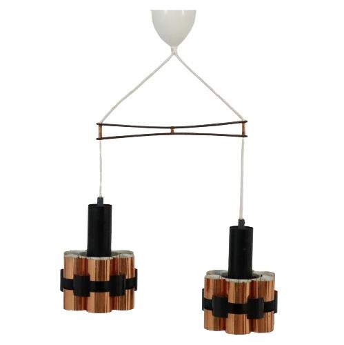 Hanging Lamp in Copper by Werner Schou for Coronell