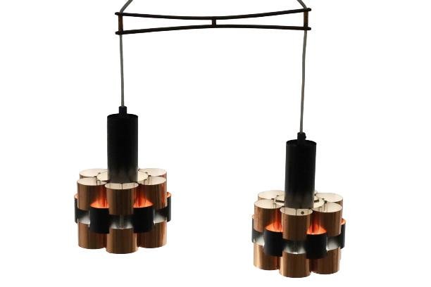 Hanging Lamp in Copper by Werner Schou for Coronell