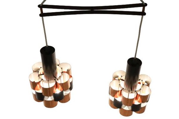 Hanging Lamp in Copper by Werner Schou for Coronell